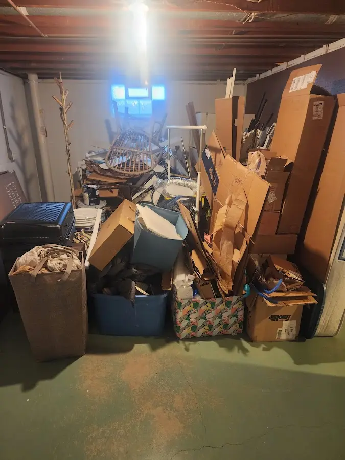 Roll-off dumpster container at job site for Construction Dumpster Rental in Douglas